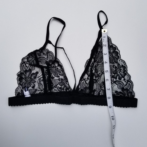 Strappy Bra Lace Bralette Adjustable Plunge - Picture 7 of 7